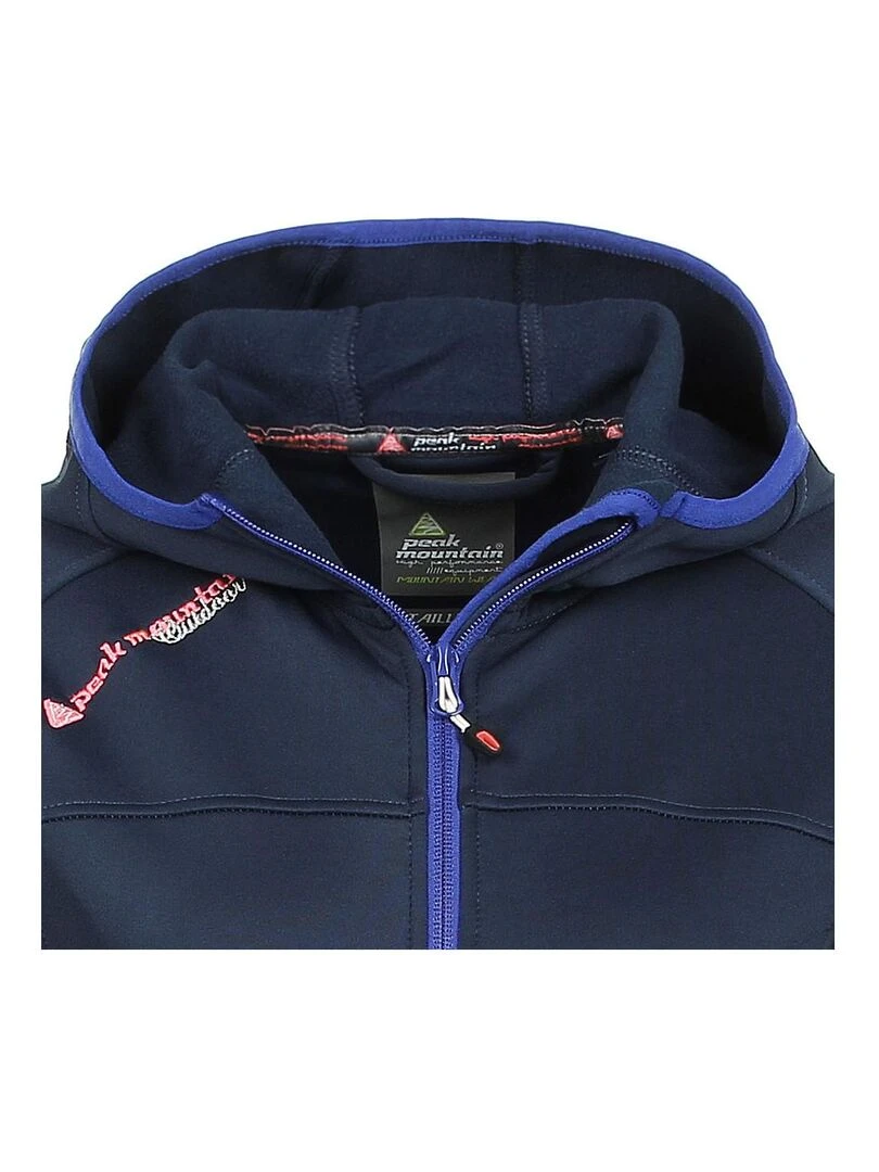 Blouson polarshell femme ACAMPUS   Bleu marine