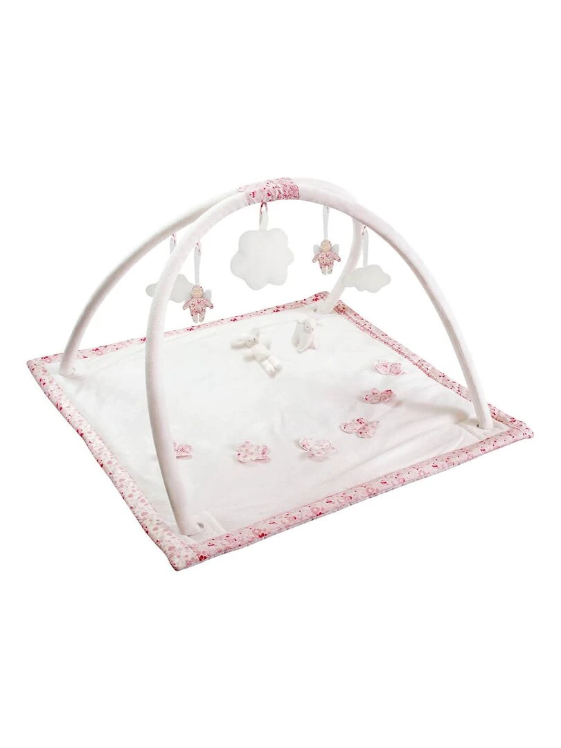 Tapis d'éveil musical avec arches liberty rose (90 cm) Rose