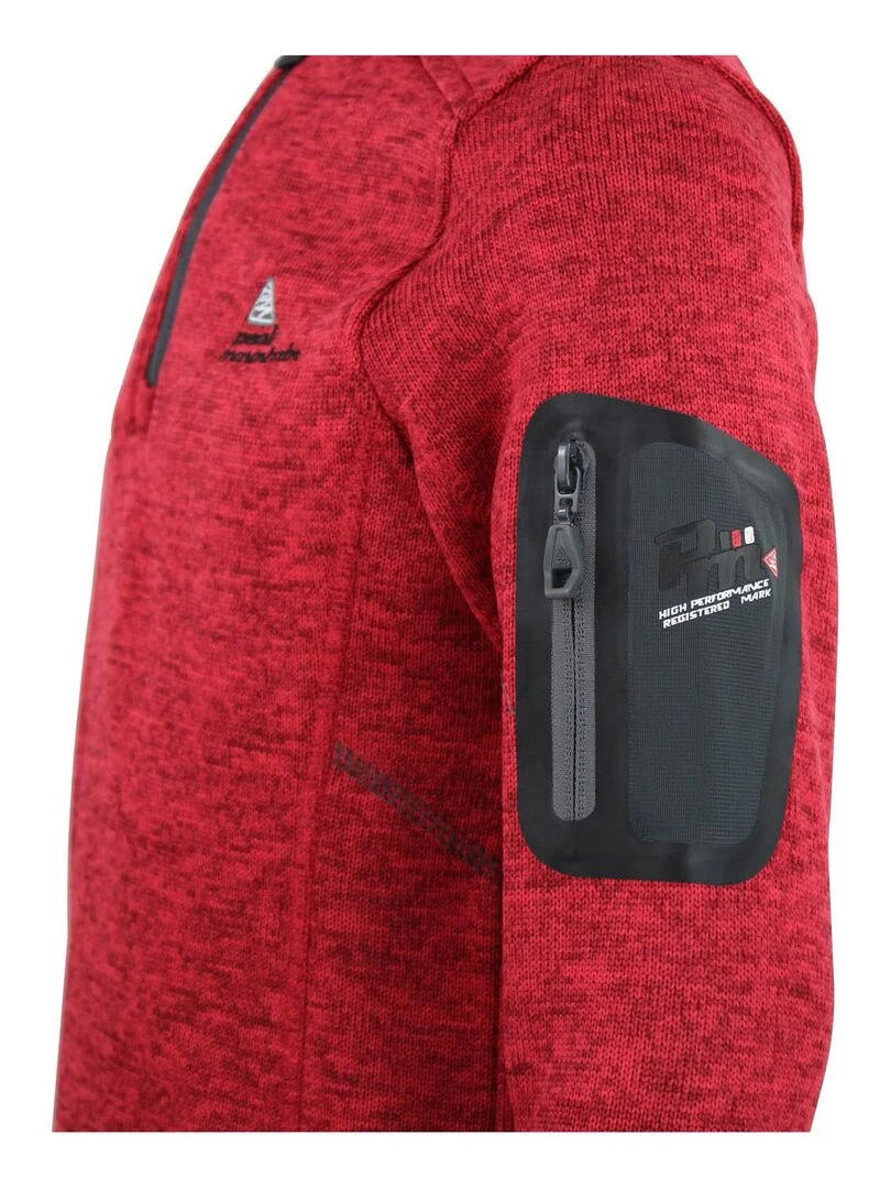 Sweat polaire garçon ECYPA   Rouge