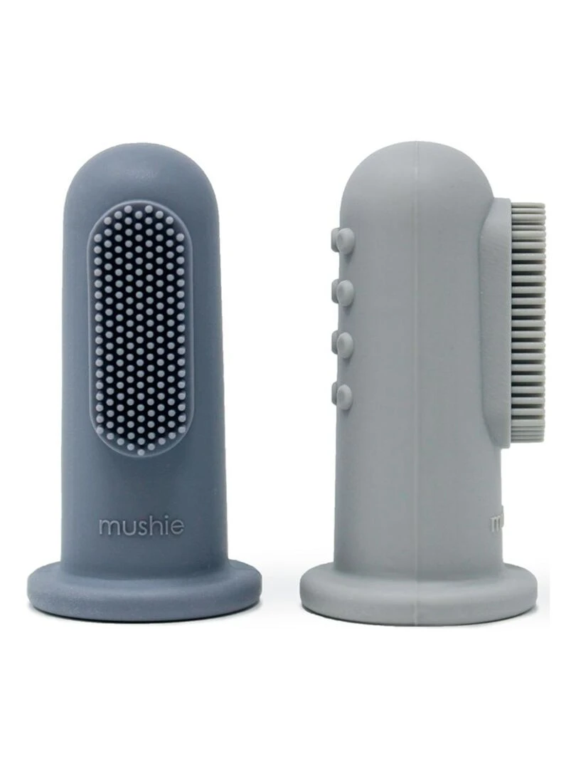 Lot de 2 brosses à dent à doigt Tradewinds/Stone Bleu