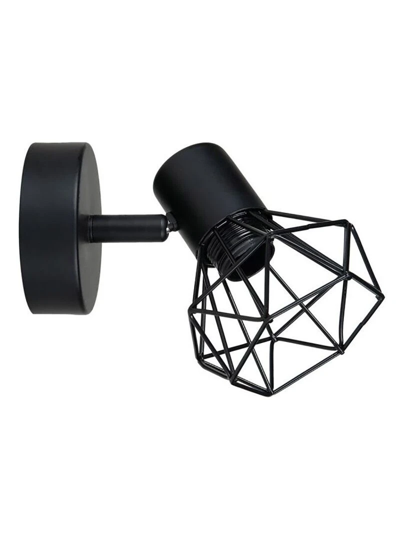 Applique spot orientable Diamont noir Noir
