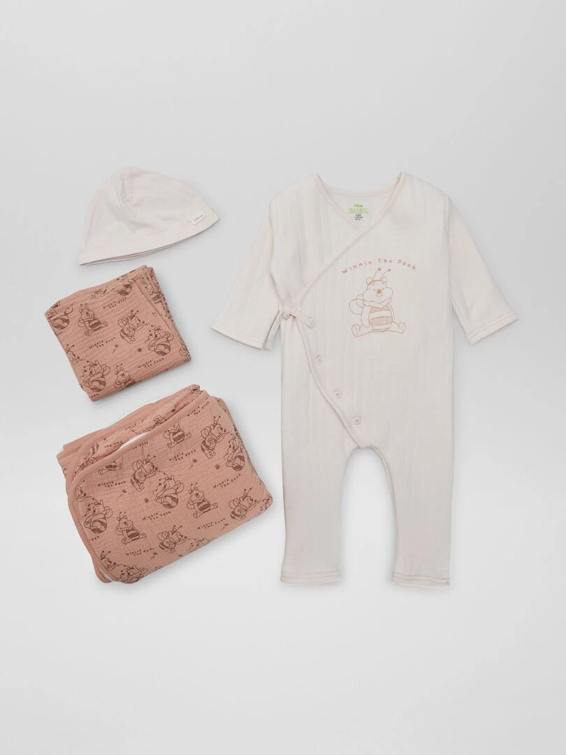 Box de naissance 'Welcome Baby' 'Disney' 4 pièces Rose