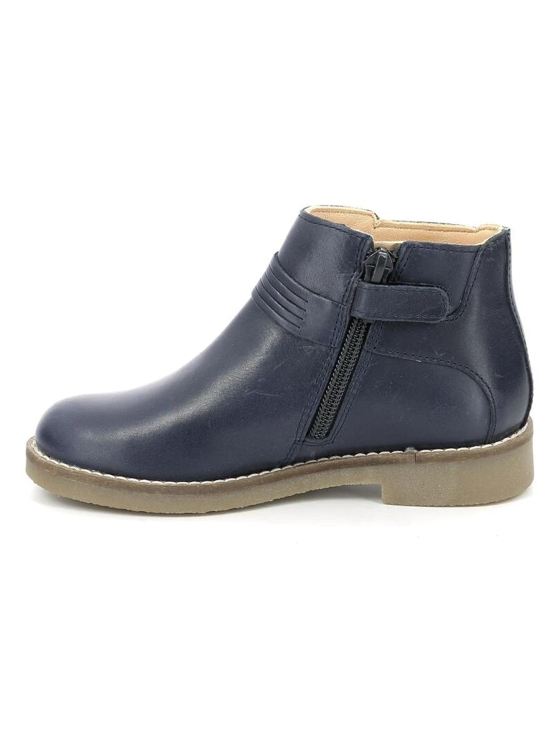Boots Cuir Wizia   Bleu marine