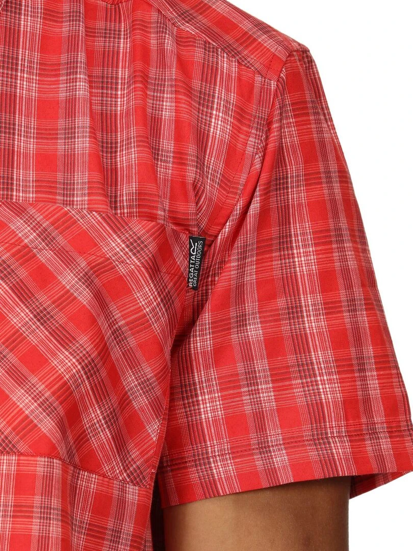 Regatta   Chemise KALAMBO   Rouge carmin