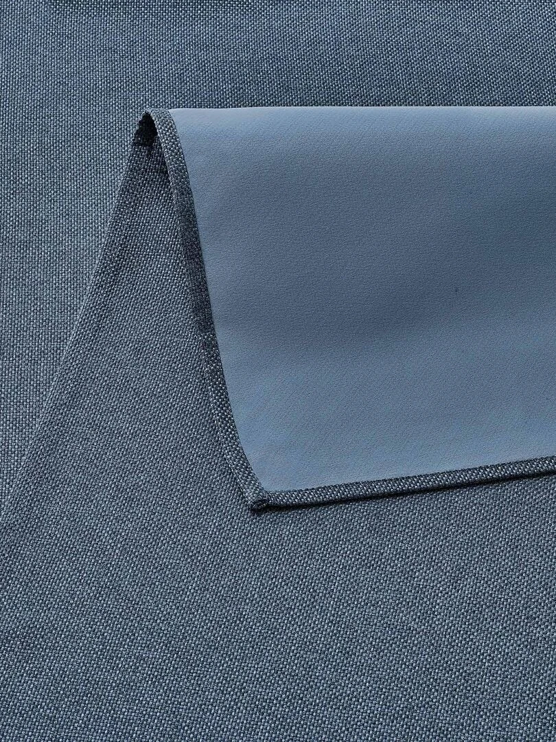 Rideau occultant en toile unie   Bleu marine
