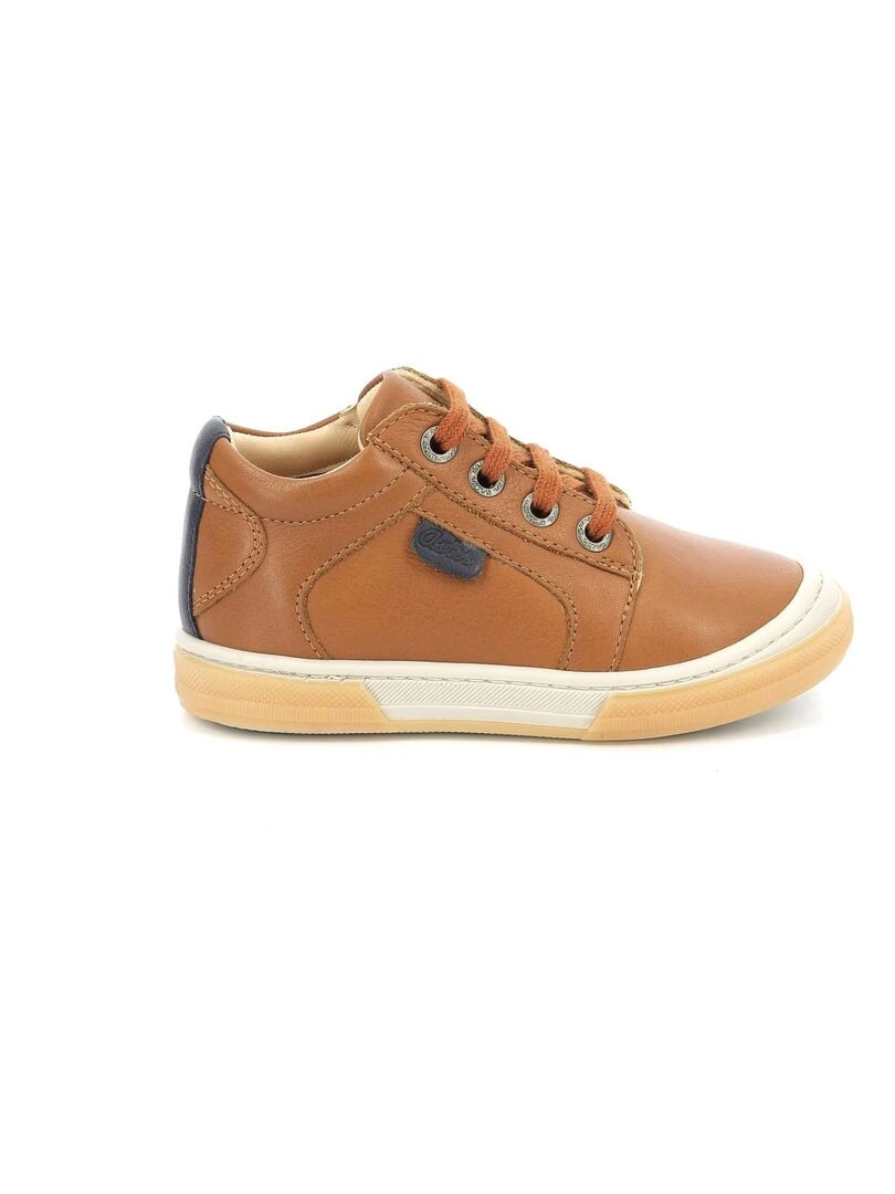 Sneakers hautes Cuir Caboat Marron