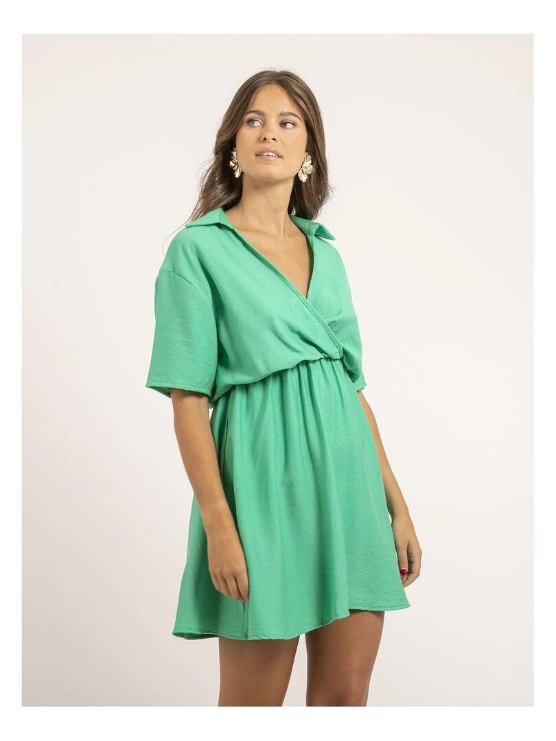 Robe courte IKONA Vert