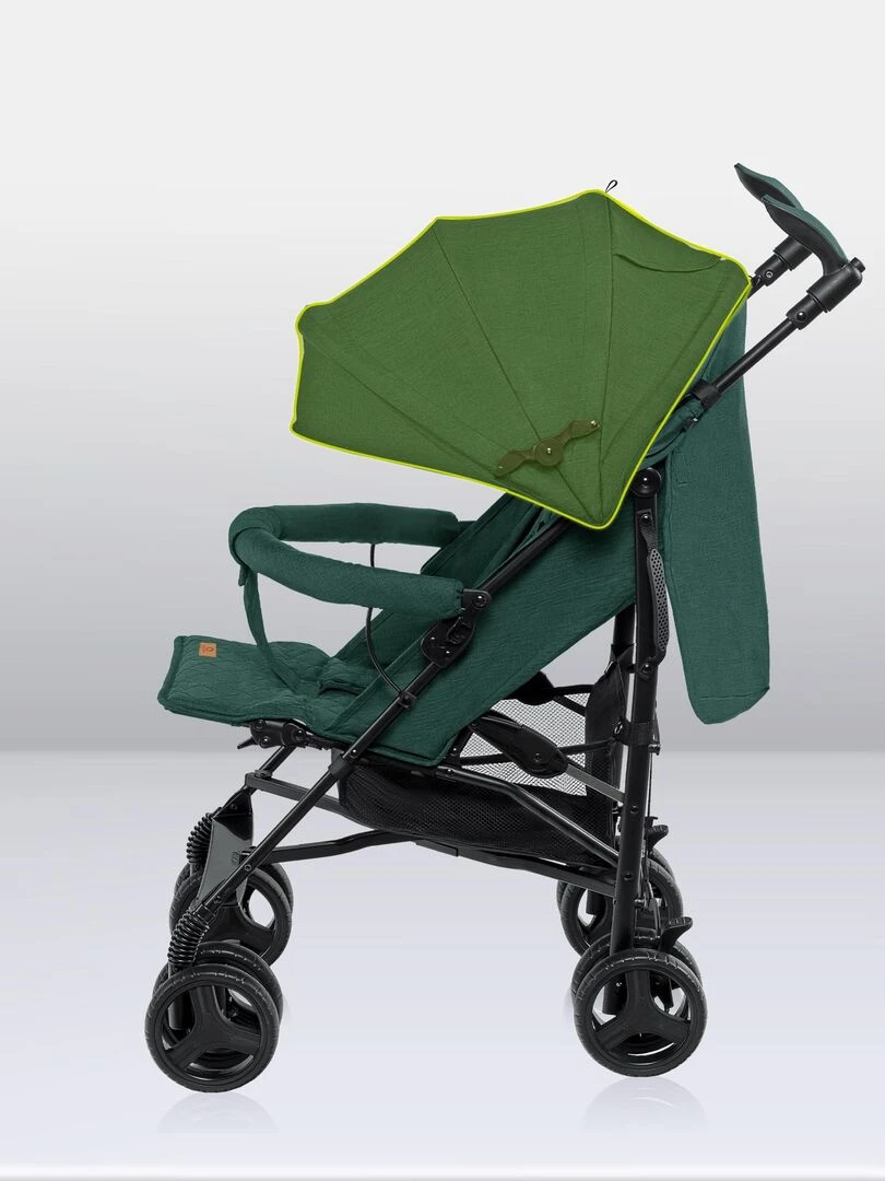 LIONELO Irma   Poussette bébé canne compacte   De 6 à 36 mois   Accessoires inclus   Vert   Vert