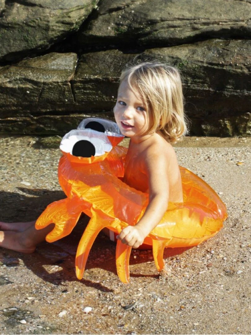 Bouée gonflable crabe Sonny the sea creature   Orange