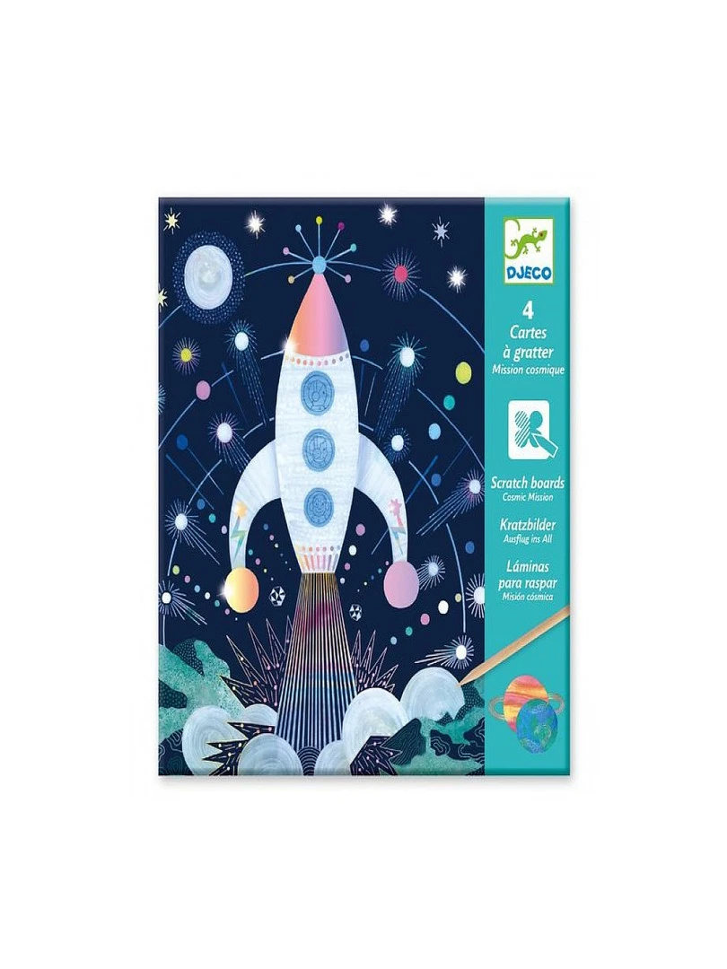 Cartes A Gratter Mission Cosmique N/A