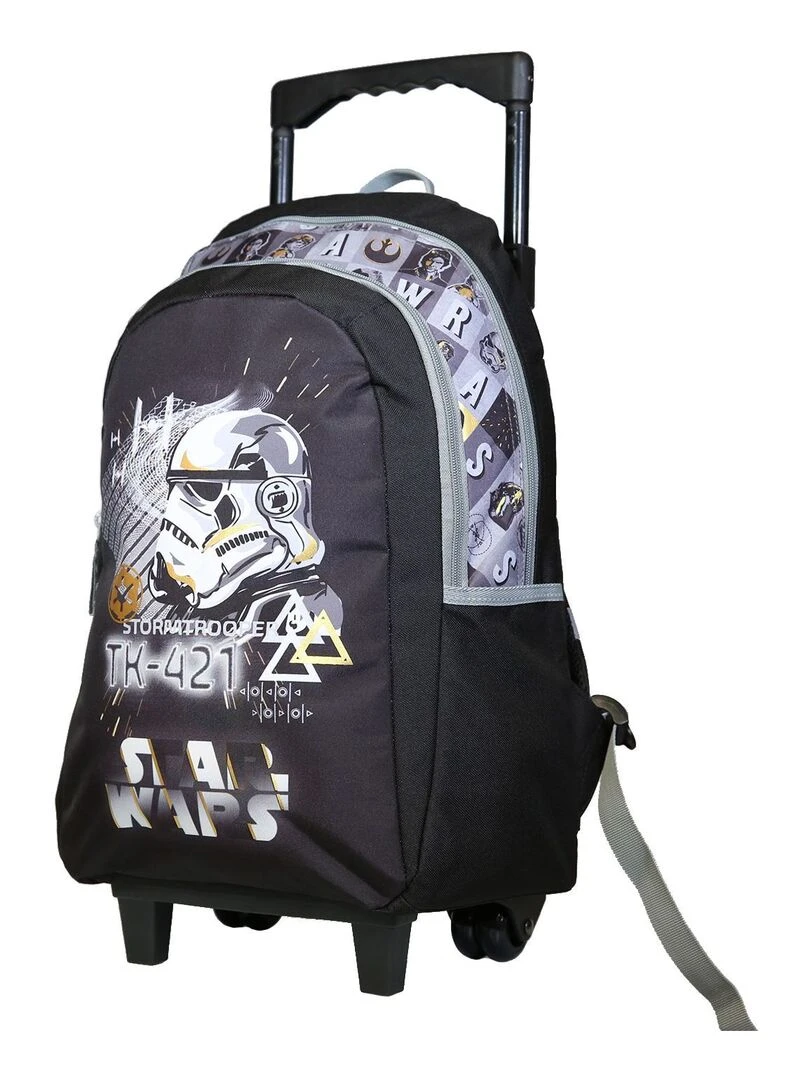 BAGTROTTER Sac à dos à roulettes Disney Star Wars Noir Noir