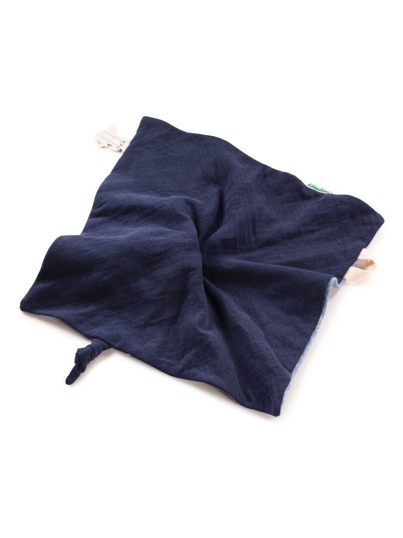 Doudou attache sucette Ignace l'âne   Bleu