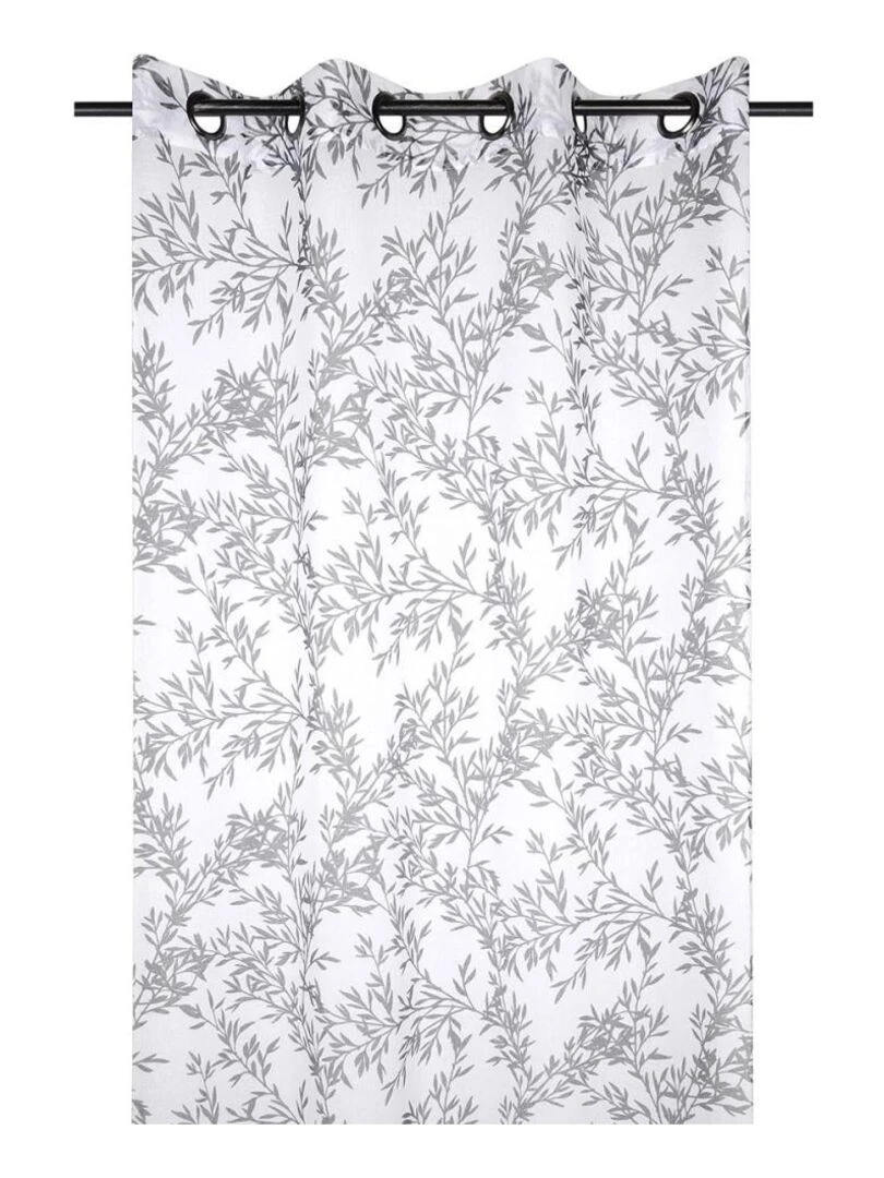 Voilage à œillets 135x260 cm Goldy ardoise Gris