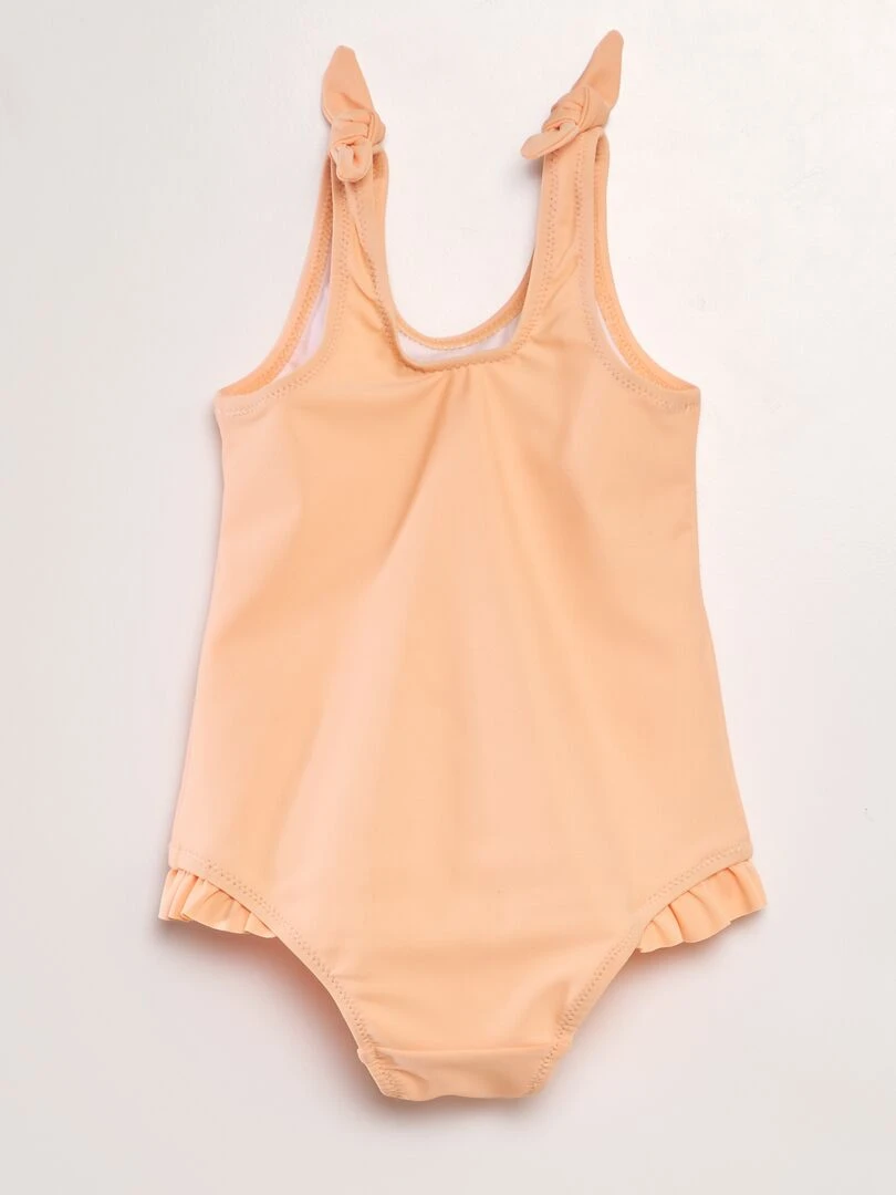 Maillot de bain 'Stitch'   1 pièce   Orange