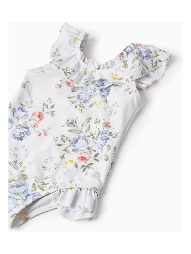 Maillot De Bain Avec Fleurs UPF 80 Pour Bébé Fille 'You&Me'  BROTHERS&SISTERS   Beige clair