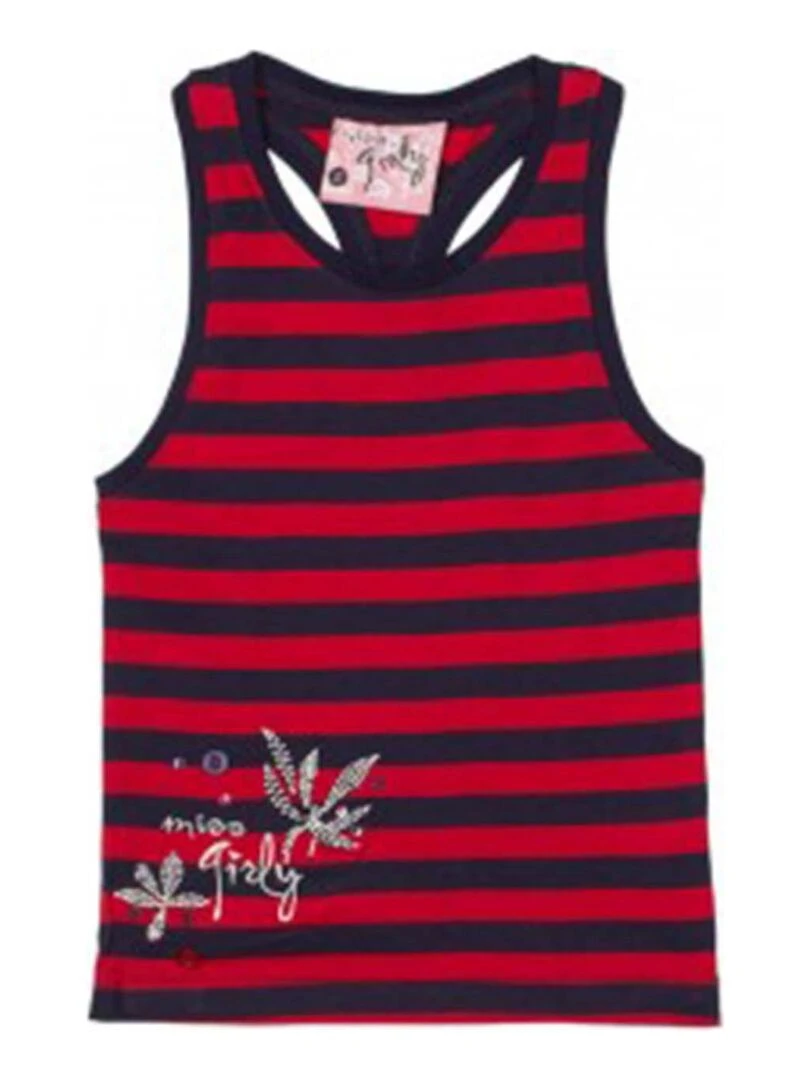 Débardeur fille FLO MISS GIRLY Rouge