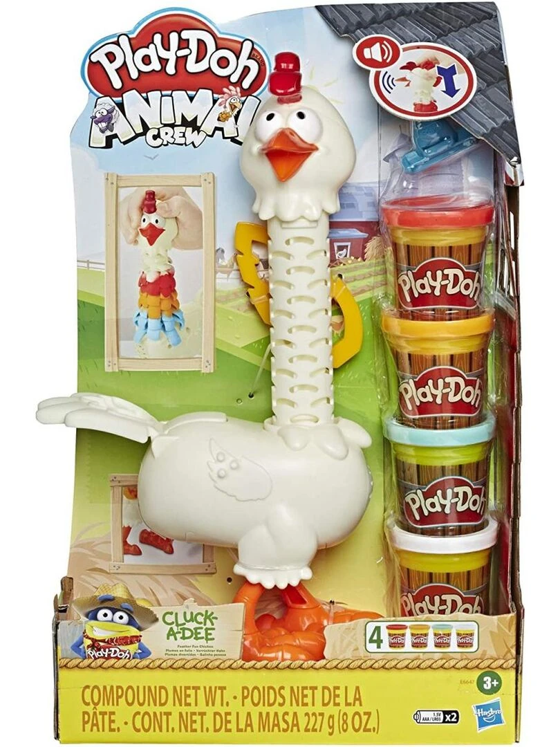 Play Doh Animal Crew Plumes En Folie   N/A