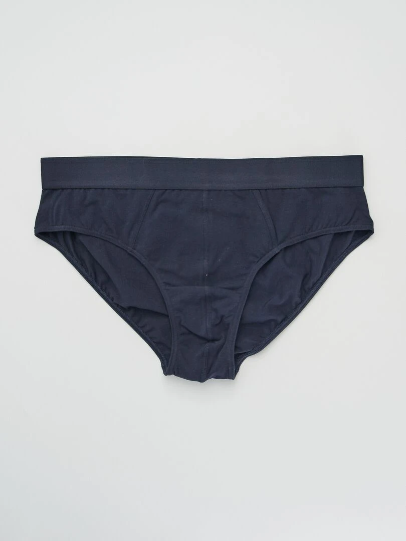 Lot de 3 slips unis Marine