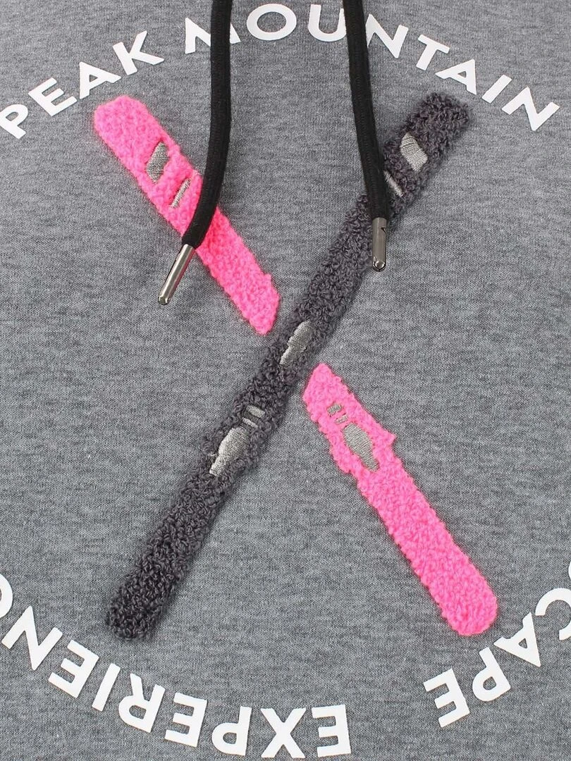 Sweat à capuche femme ACONOR   Gris