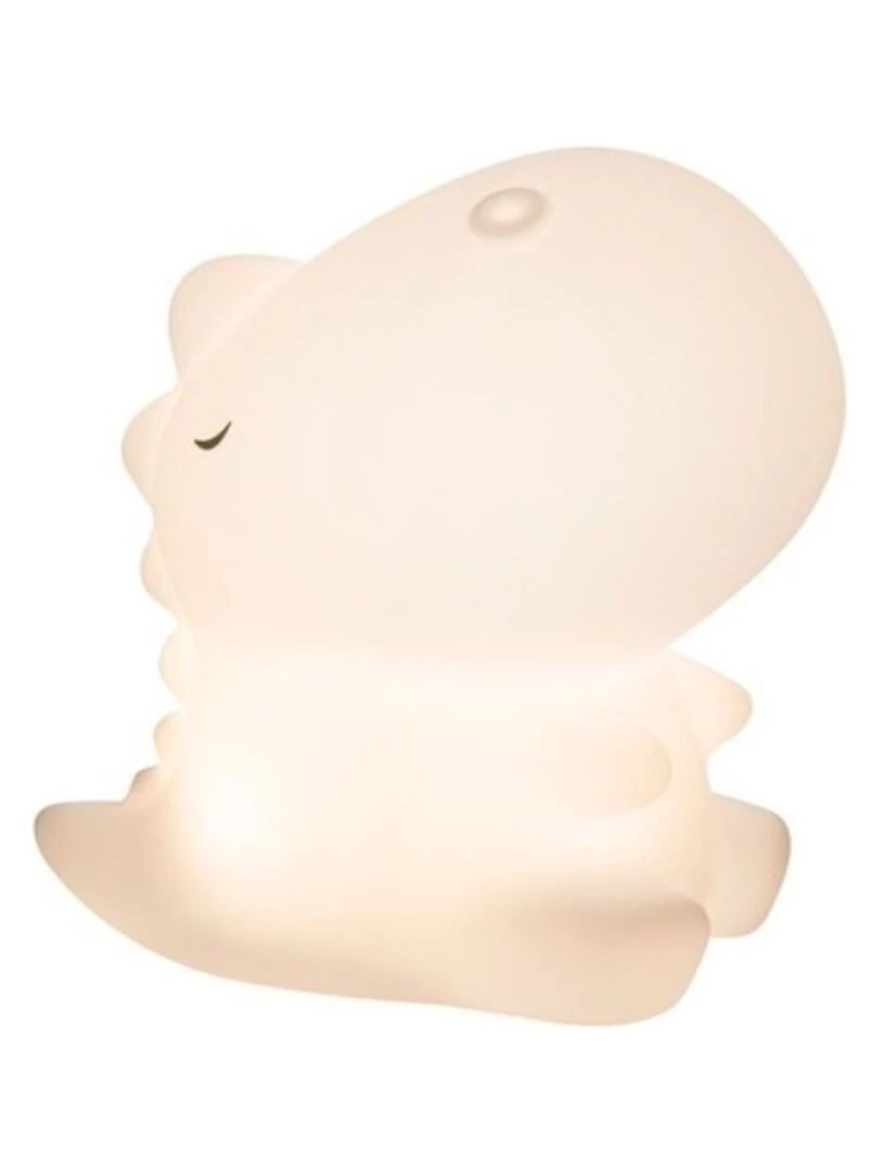 Veilleuse lumineuse tactile en silicone Dino Blanc