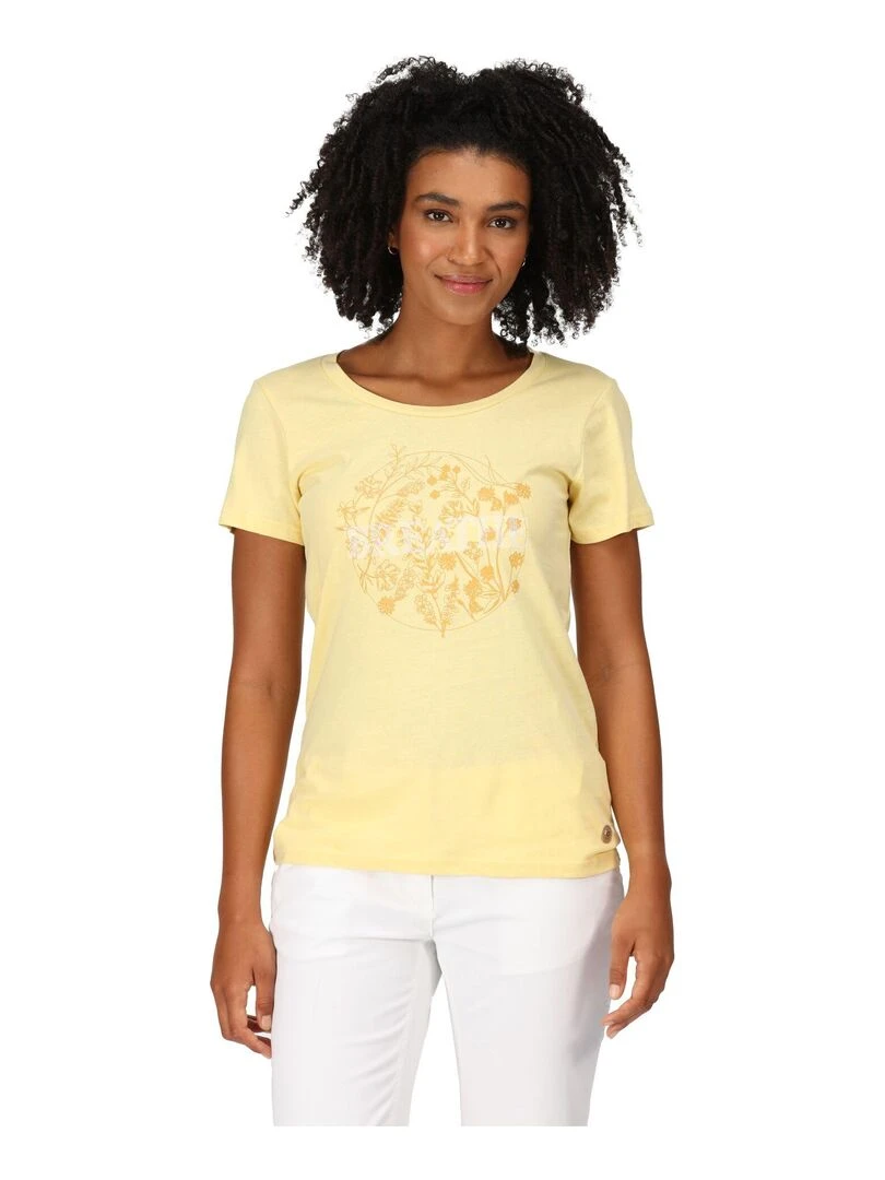 Regatta   T shirt FILANDRA   Jaune clair