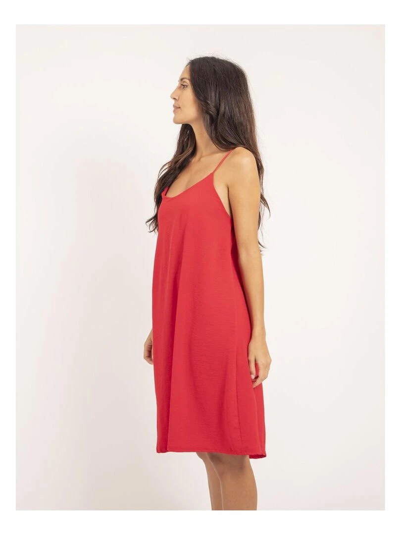 Robe courte IZOLDA   Rouge