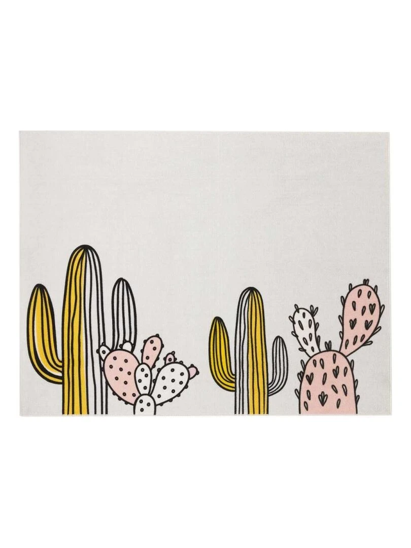 Tapis enfant PUKTAR MD Rose 95x125 Fait en Europe en nylon Rose