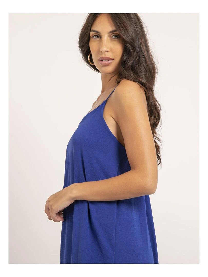 Robe longue IGGY   Bleu roi