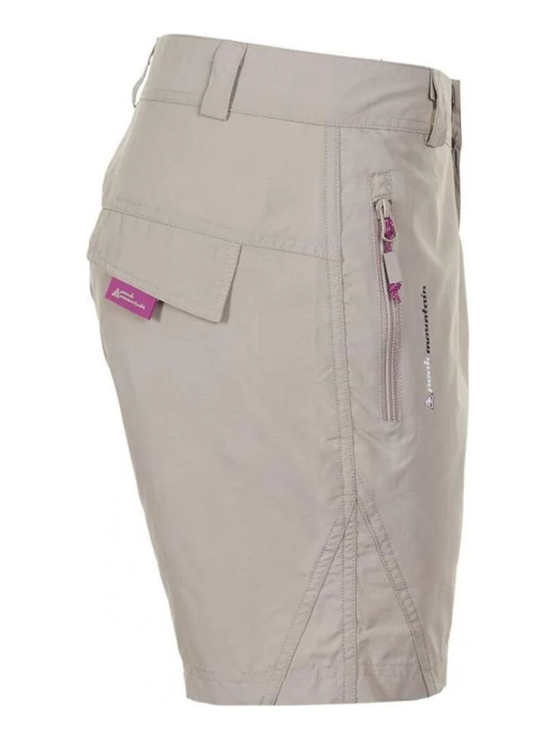 Short de randonnée femme ACUAD   Beige