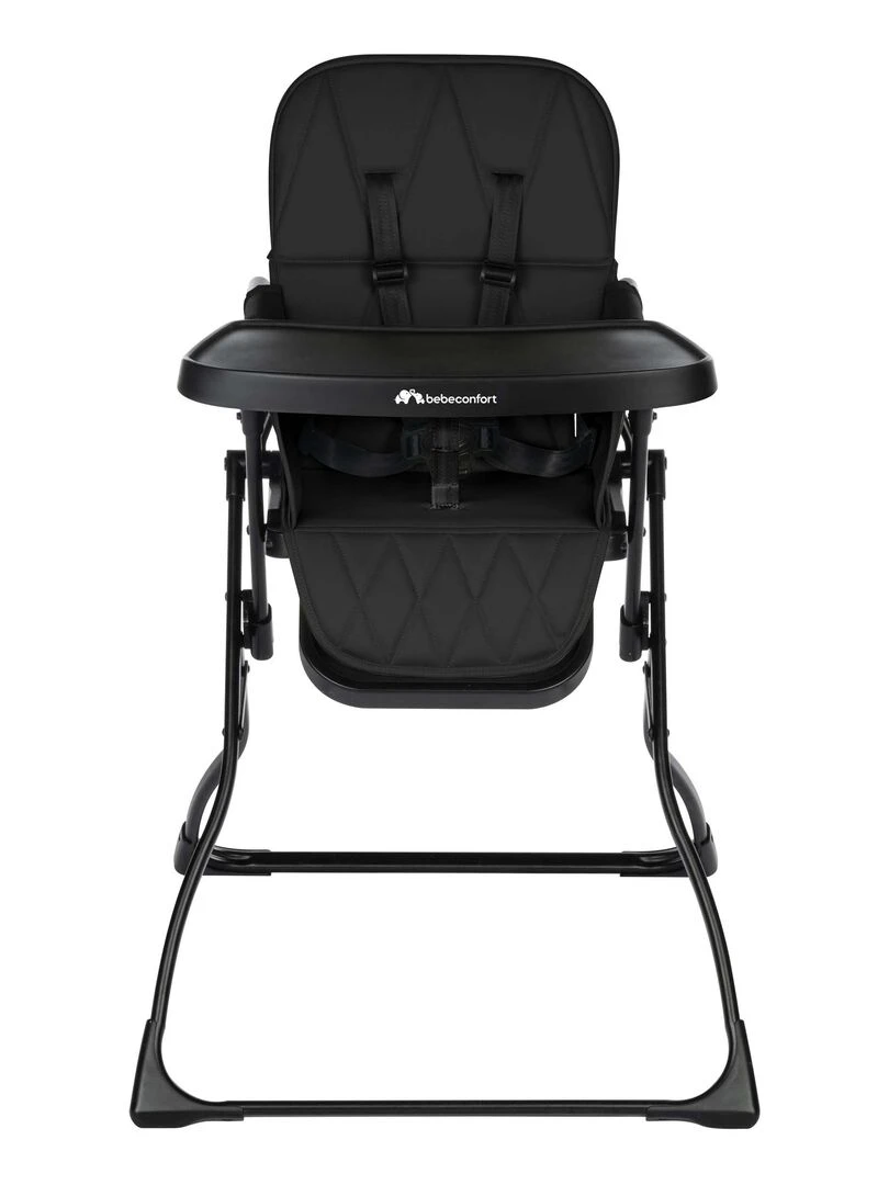 BEBECONFORT Chaise haute bébé LILY compacte et lègère de 6 mois à 3 ans (15 kg) Tinted Graphite Gris foncé