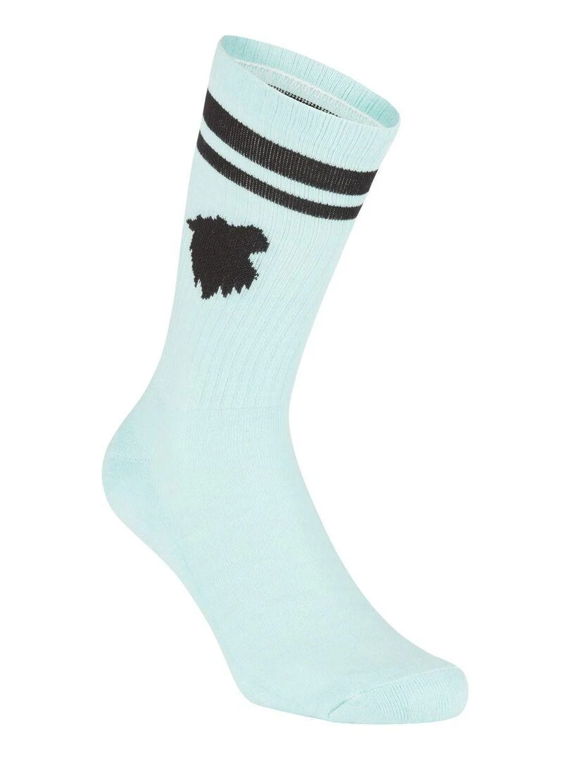 Lot de 2 paires de tennis uni et Tie and Dye Comme Des Loups Bleu turquoise