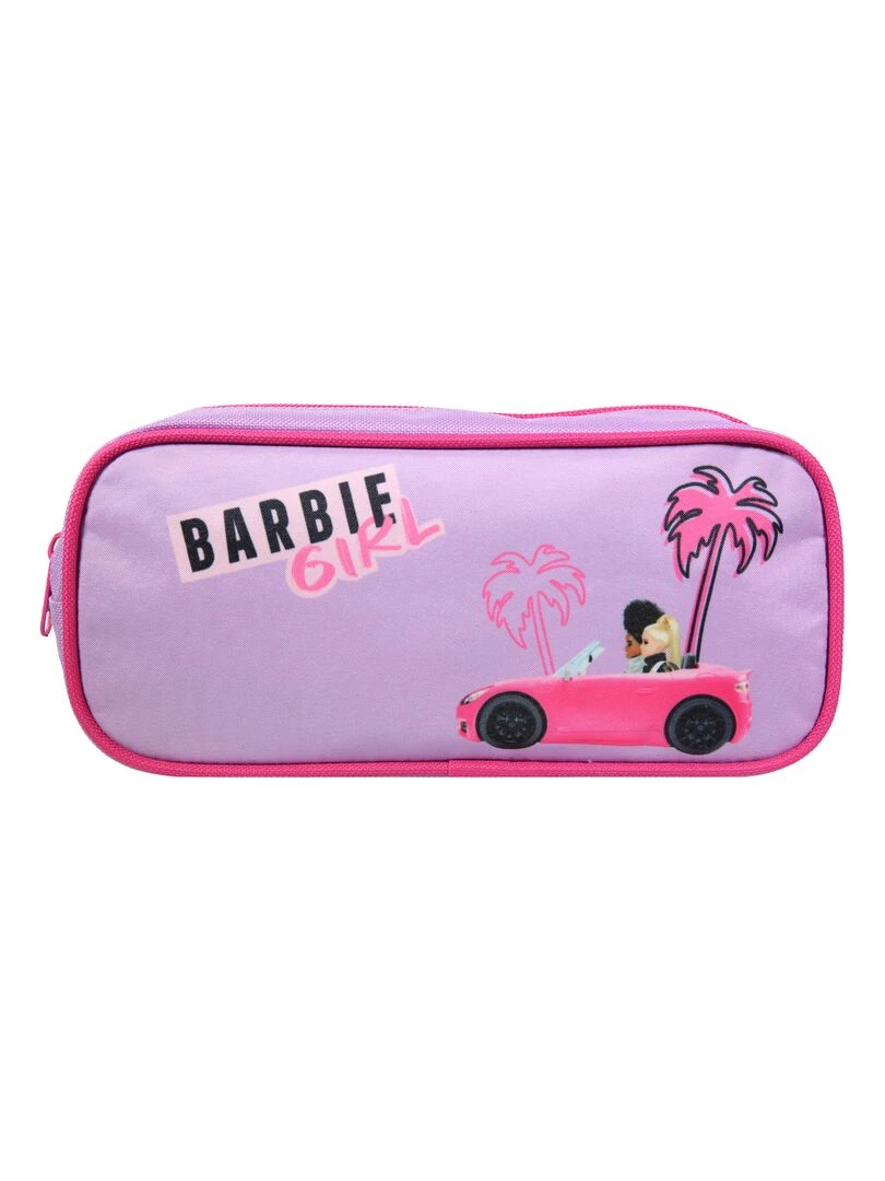 BAGTROTTER Trousse scolaire rectangulaire Barbie Violette Violet