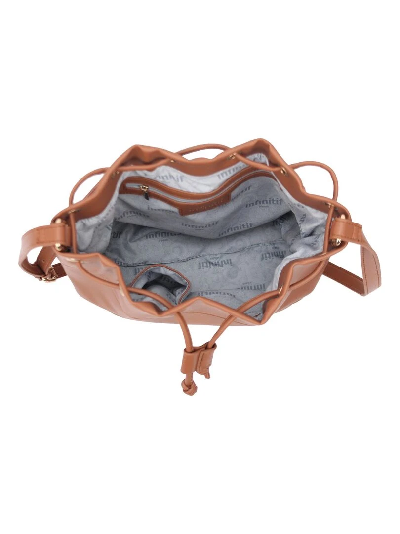 INFINITIF   SAC A MAIN PIVOINE   Marron