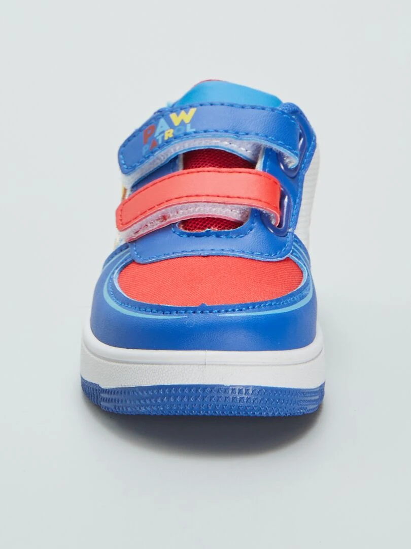 Baskets scratchées 'Pat' Patrouille'   bleu