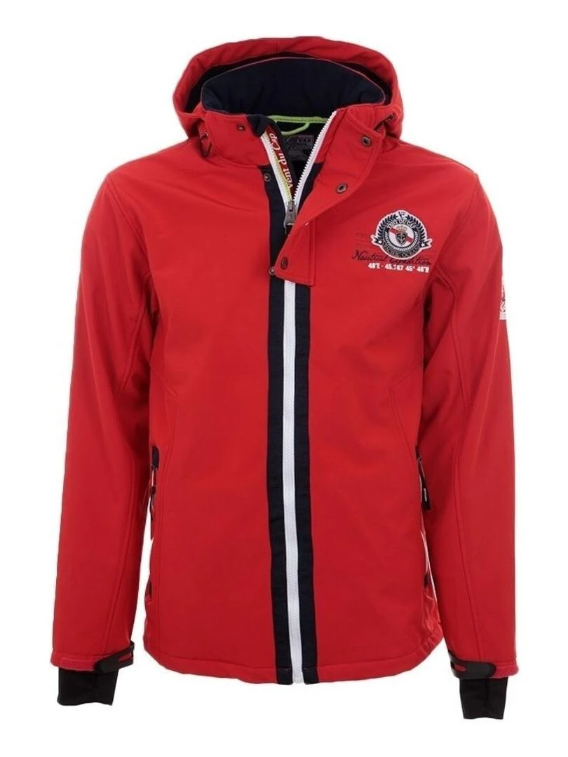 Blouson softshell homme CETOM VENT DU CAP Rouge