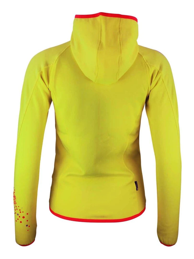 Blouson polarshell femme ACAMPUS Jaune