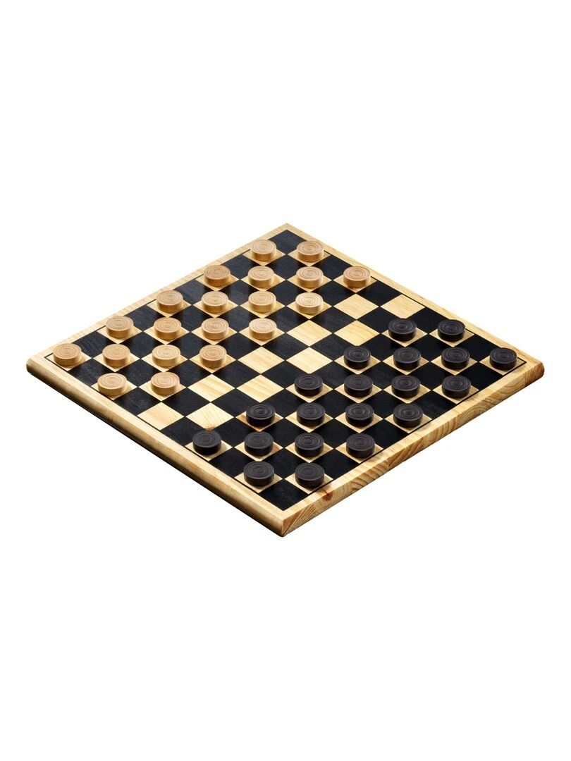 Jeu de dames en bois N/A