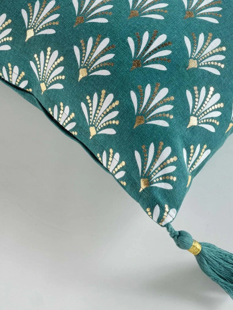 Housse de coussin 40 x 40 cm Artchic rafina   Bleu