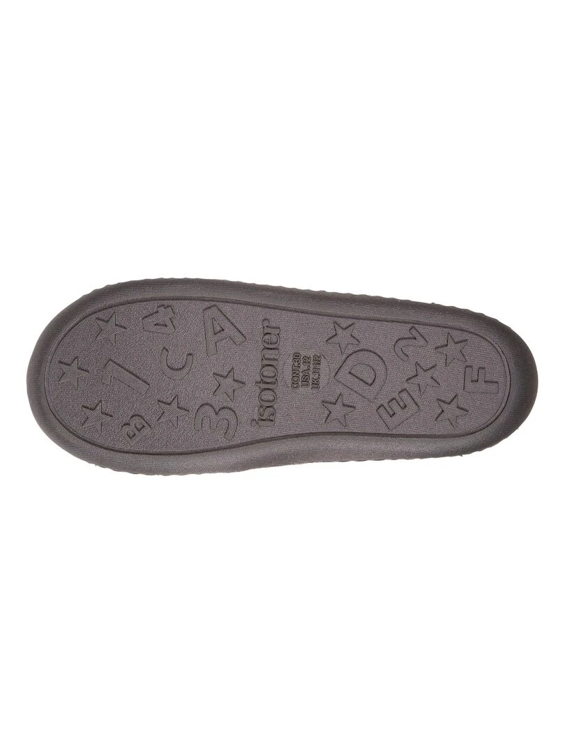 Chaussons mocassins Enfant Foot   Gris chiné