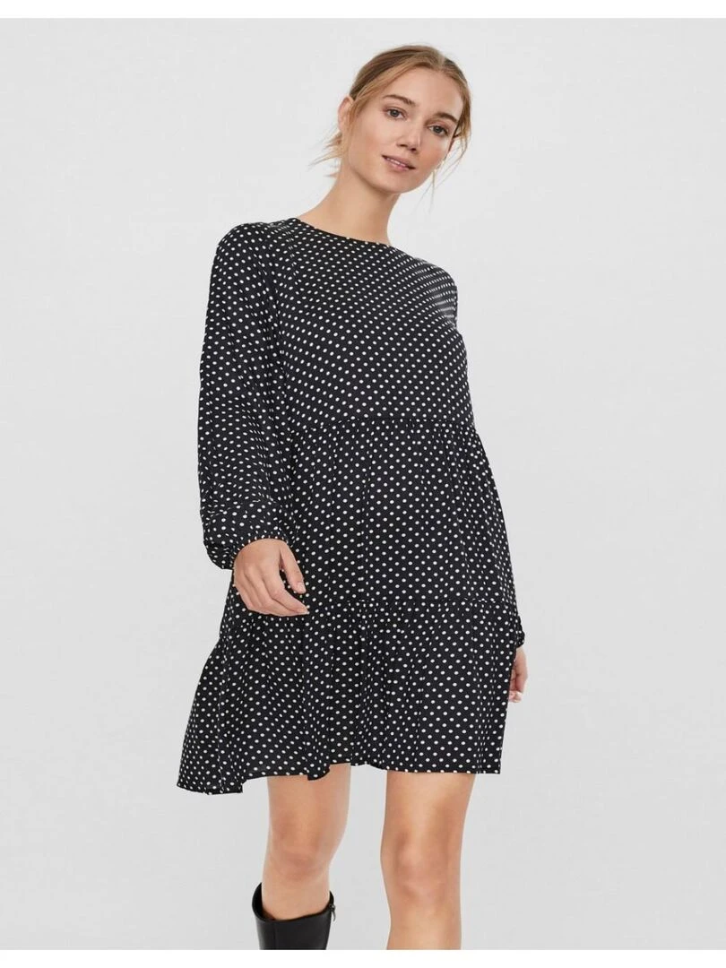 Robe courte Vero Moda Noir Noir