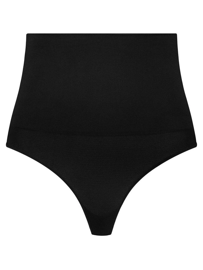 String gainant taille haute gainage moyen   Noir
