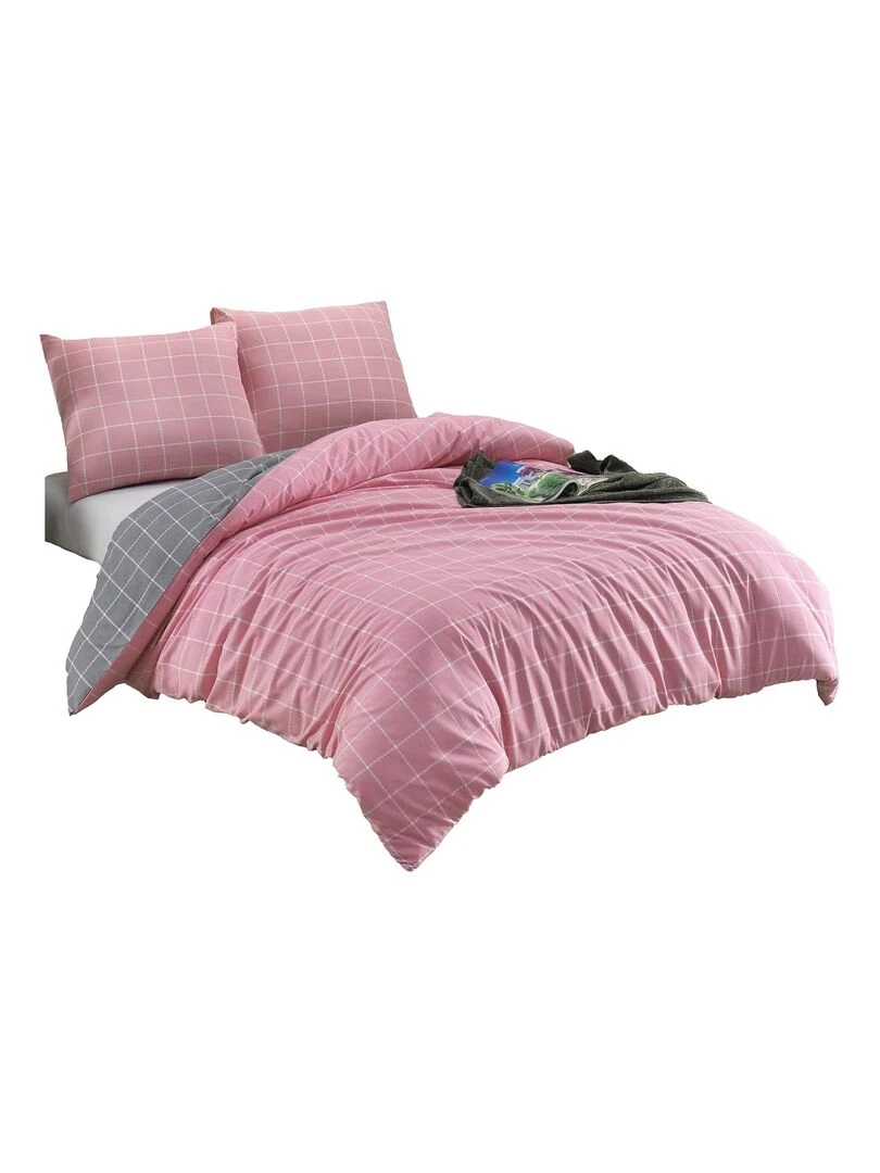 Parure de lit TRENDY Rose Rose
