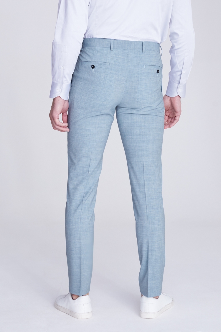Slim Fit Light Blue Trousers Buy Online at Moss