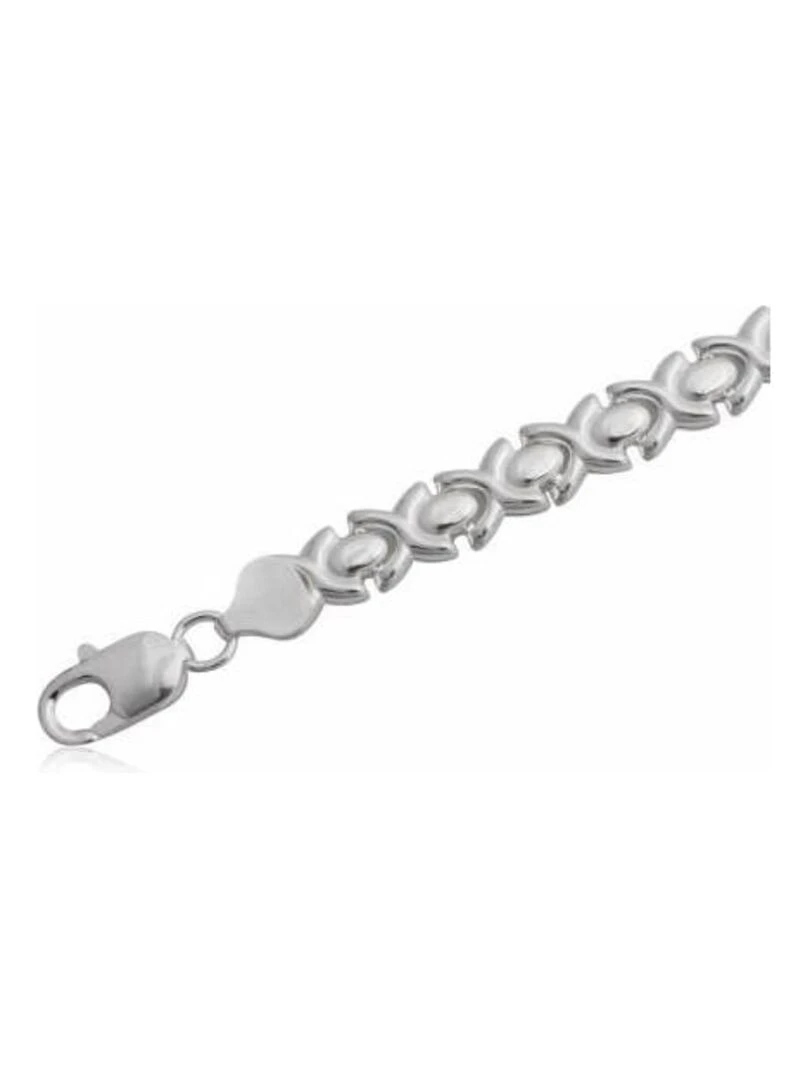 Bracelet argent maille épaisse Bijoucolor Argent