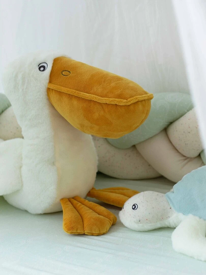 Grosse peluche bébé Trois Kilos Sept   Ecru