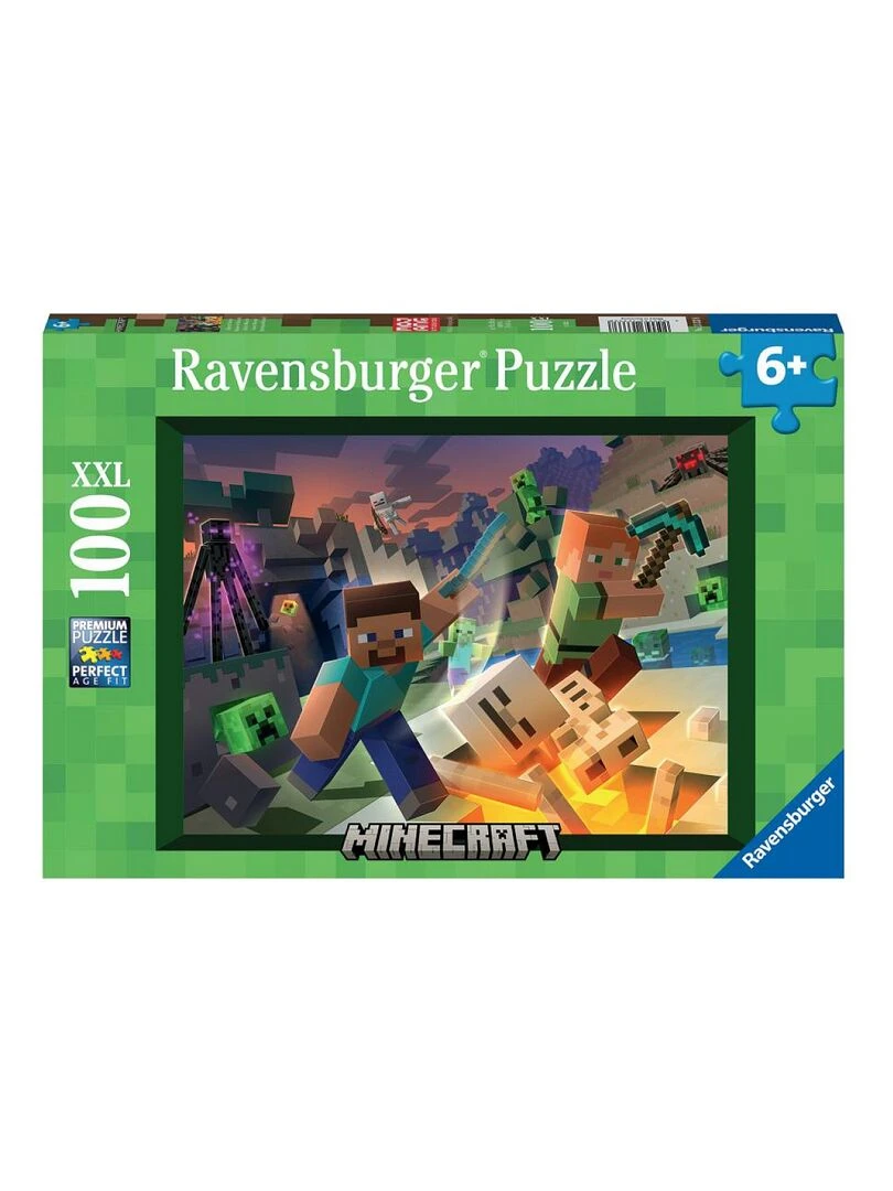Puzzle 100p Xxl Monstres De Minecraft N/A