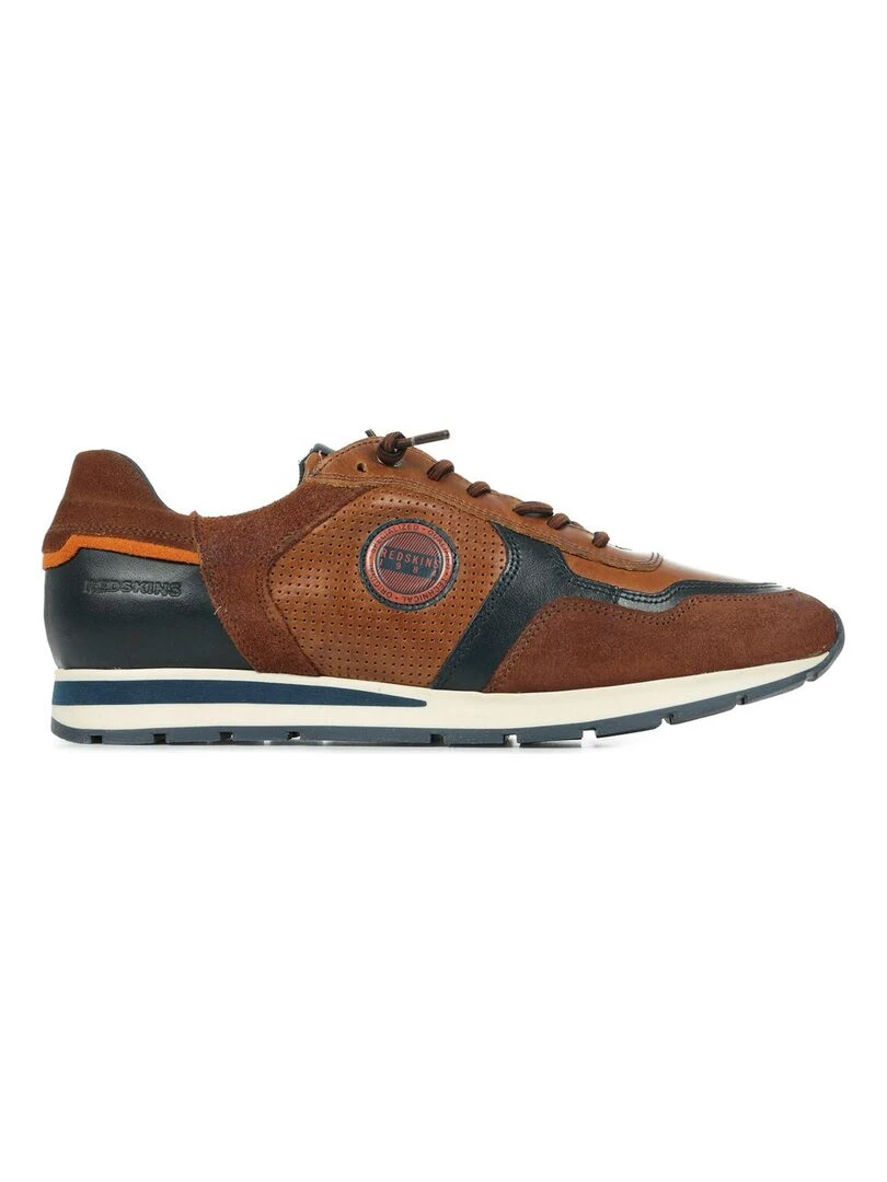Baskets Redskins Stitch 2 Marron