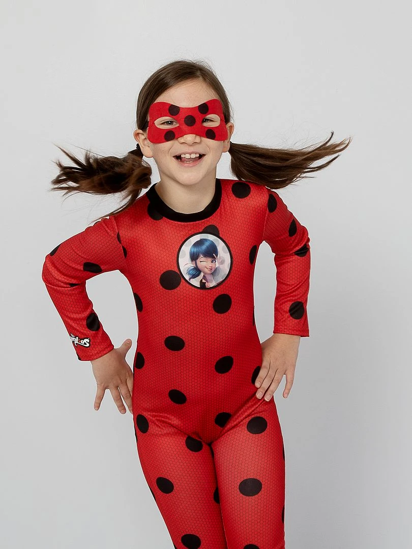 Déguisement combinaison 'Miraculous'   rouge/noir