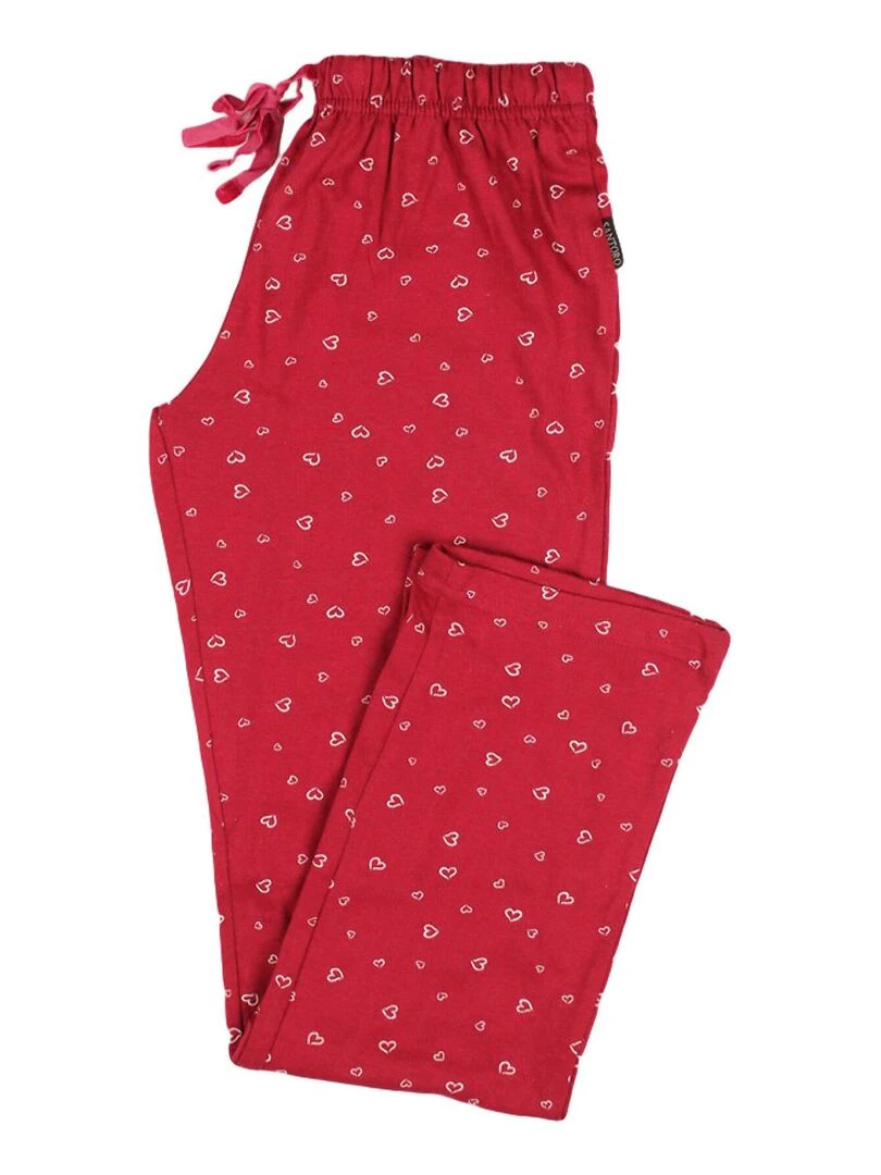 Pyjama pantalon manches longues The Hatter ivoire   Ecru