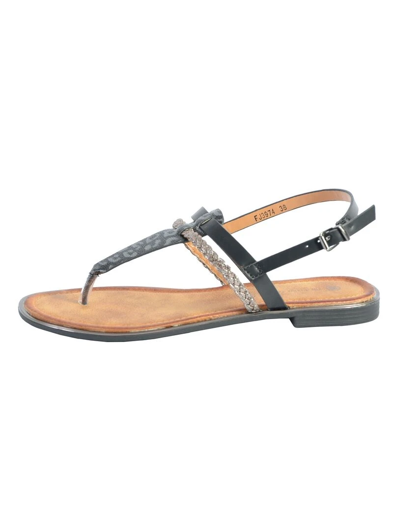 Sandale The Divine Factory FJ3974 Noir